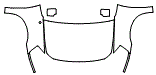 Full Hood, Fender and Mirror Kit pattern for the 2011 Nissan Armada