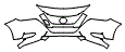 Bumper Kit pattern for the 2020 Nissan Versa