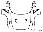 Full Hood, Fender and Mirror Kit pattern for the 2023 Nissan GTR