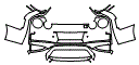 Rear Bumper Kit pattern for the 2023 Nissan GTR