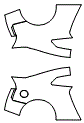 Rear Fender Kit pattern for the 2023 Nissan GTR
