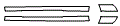 Rocker Panel Kit pattern for the 2011 Nissan GTR