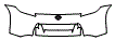 Bumper Kit pattern for the 2009 Nissan 370Z Coupe