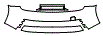 Grille and Bumper Kit pattern for the 2009 Nissan Cube