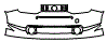 Grille and Bumper Kit pattern for the 2013 Nissan Cube