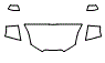 Hood, Fender and Mirror Kit pattern for the 2013 Nissan LEAF