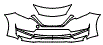 Bumper Kit pattern for the 2019 Nissan Versa Note