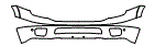 Bumper Kit pattern for the 2019 Nissan Titan XD