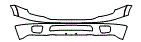 Bumper Kit pattern for the 2019 Nissan Titan XD