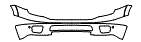 Bumper Kit pattern for the 2019 Nissan Titan XD