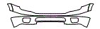 Bumper Kit pattern for the 2019 Nissan Titan XD