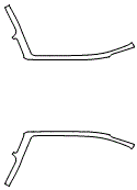 A-Pillar Kit pattern for the 2024 Nissan Titan XD