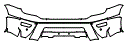 Bumper Kit pattern for the 2024 Nissan Titan XD