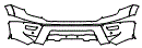 Bumper Kit pattern for the 2024 Nissan Titan XD