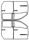 Door Kit pattern for the 2024 Nissan Titan XD