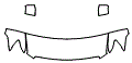 Hood, Fender and Mirror Kit pattern for the 2024 Nissan Titan XD