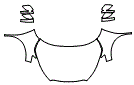 Full Hood, Fender and Mirror Kit pattern for the 2025 Nissan KICKS PLAY