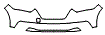 Bumper Kit pattern for the 2020 Nissan KICKS