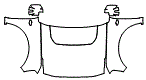 Full Hood, Fender and Mirror Kit pattern for the 2022 Ford Bronco