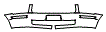 Lower Bumper Kit pattern for the 2006 Ford Mustang
