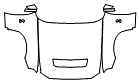 Full Hood, Fender and Mirror Kit pattern for the 2010 Ford Mustang