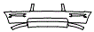 Lower Bumper Kit pattern for the 2006 Ford Mustang