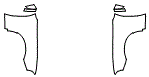 Full Fender and Mirror Kit pattern for the 2013 Ford Mustang