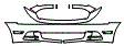 Grille and Bumper Kit pattern for the 2013 Ford Mustang