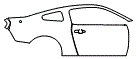 Door and Rear Fender Kit pattern for the 2010 Ford Mustang