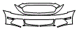 Grille and Bumper Kit pattern for the 2013 Ford Mustang
