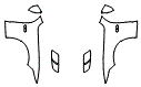 Full Fender and Mirror Kit pattern for the 2015 Ford Mustang