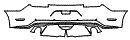 Rear Bumper Kit pattern for the 2015 Ford Mustang
