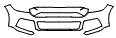 Bumper Kit pattern for the 2015 Ford Mustang