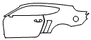 Rear Fender and Door Kit pattern for the 2015 Ford Mustang