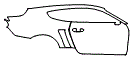 Rear Fender and Door Kit pattern for the 2015 Ford Mustang