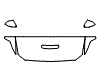 Hood, Fender and Mirror Kit pattern for the 2015 Ford Mustang