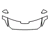 Hood, Fender and Mirror Kit pattern for the 2015 Ford Mustang