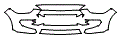 Bumper Kit pattern for the 2015 Ford Mustang