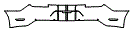 Rear Bumper Kit pattern for the 2015 Ford Mustang