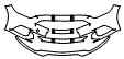 Bumper Kit pattern for the 2015 Ford Mustang