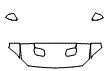 Hood, Fender and Mirror Kit pattern for the 2018 Ford Mustang