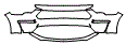 Bumper Kit pattern for the 2018 Ford Mustang