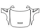Full Hood, Fender and Mirror Kit pattern for the 2015 Ford Mustang