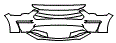 Bumper Kit pattern for the 2018 Ford Mustang