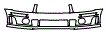 Lower Bumper Kit pattern for the 2006 Ford Mustang