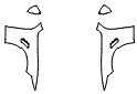 Full Fender and Mirror Kit pattern for the 2015 Ford Mustang