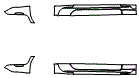 Rocker Panel Kit pattern for the 2015 Ford Mustang