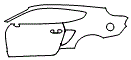 Rear Fender and Door Kit pattern for the 2015 Ford Mustang