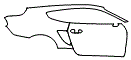 Rear Fender and Door Kit pattern for the 2015 Ford Mustang