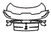 Trunk Lid Kit pattern for the 2020 Ford Mustang